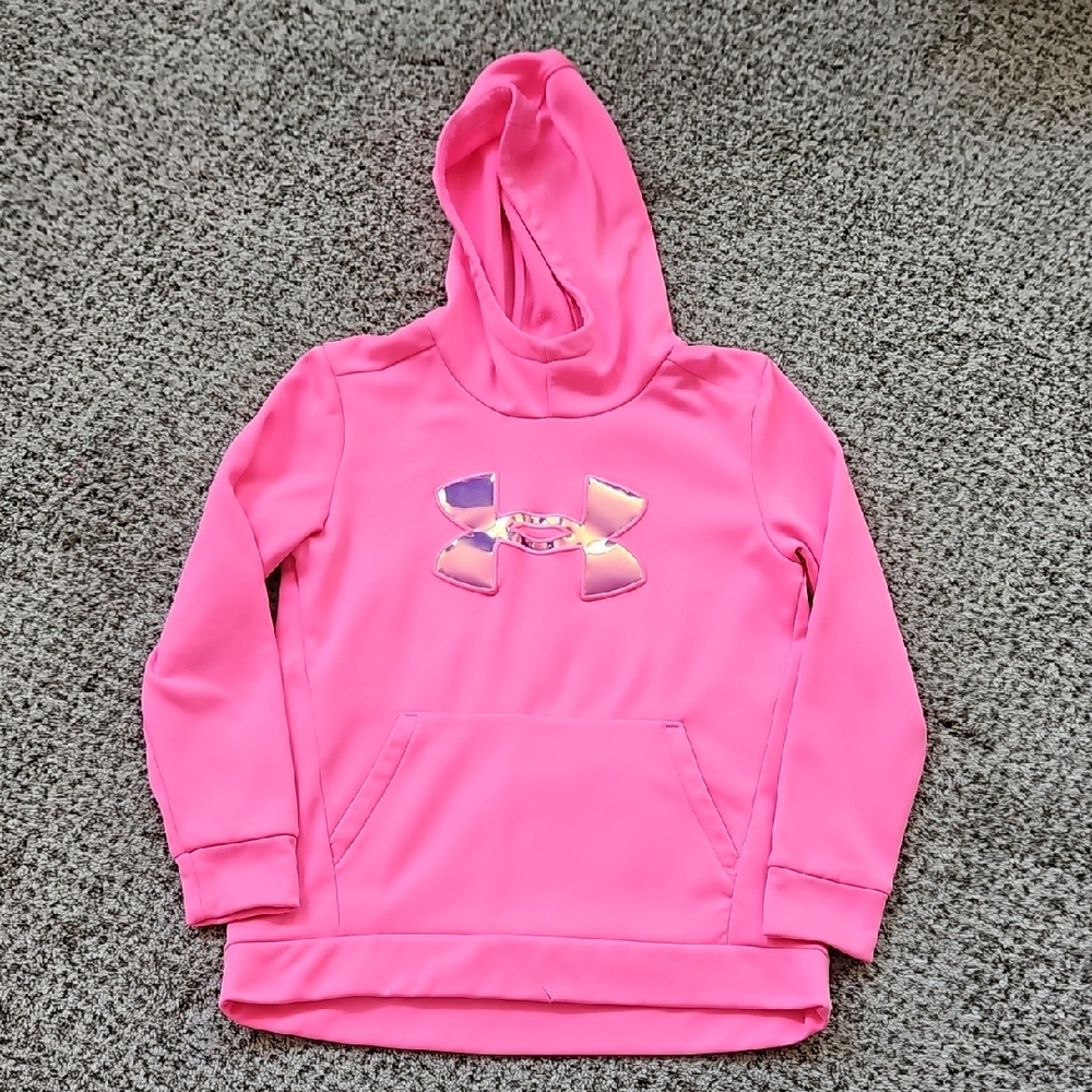 Under Armour Kids Bright Pink Hoodie